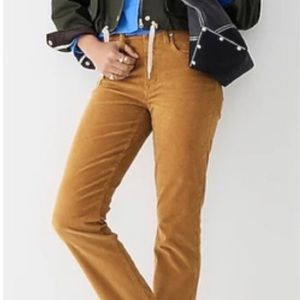 JCrew Vintage straight pant in garment-dyed corduroy light cappuccino - like new